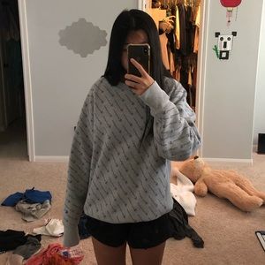 gray champion crewneck